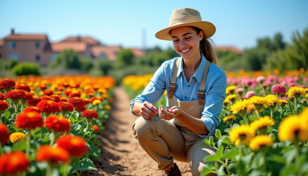 Comment réussir ses fleurs à couper sous le climat toulousain, chaud et sec en été ?