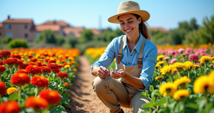 Comment réussir ses fleurs à couper sous le climat toulousain, chaud et sec en été ?